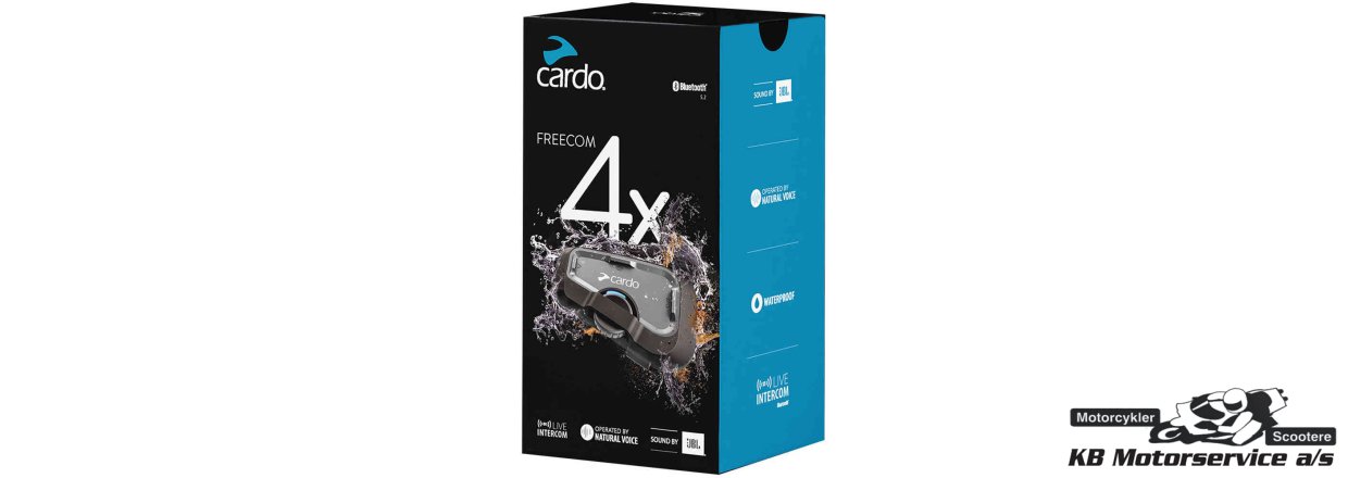 Cardo Intercom hos KB Motorservice.