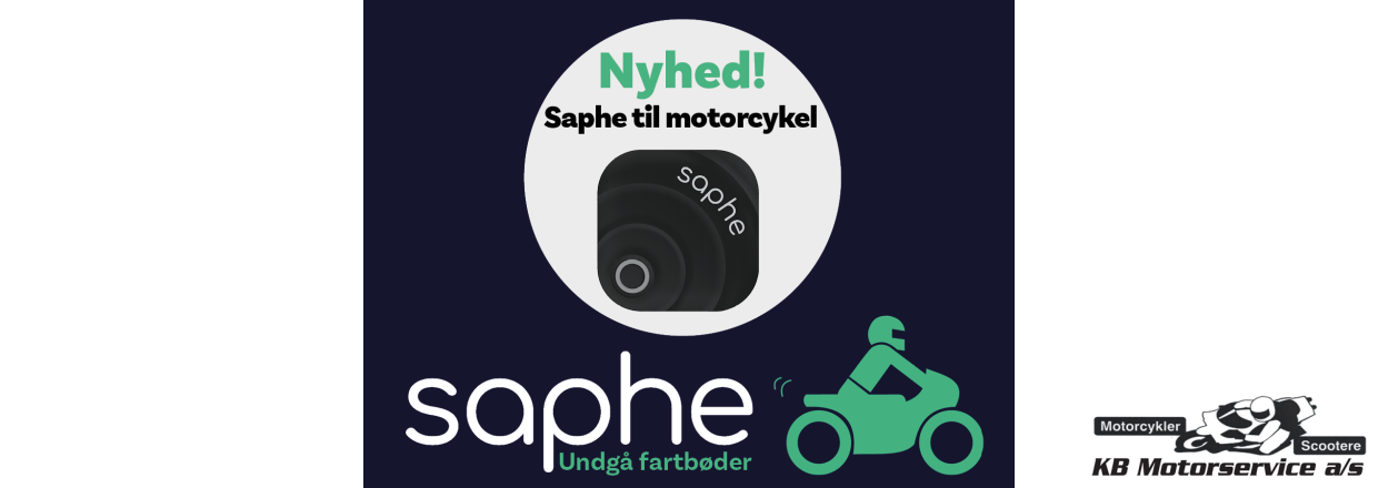 Saphe MC - f advarsler om fartkontrol og ulykker direkte i din hjelm