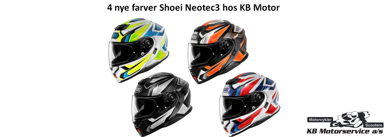 Shoei Neotec3 nye farver 2024/2025 sson