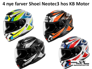 Shoei Neotec3 nye farver 2024/2025 sson