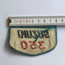 Suzuki 350 stofmrke fra 70'erne