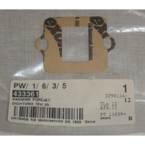 Fuel intake valve gasket