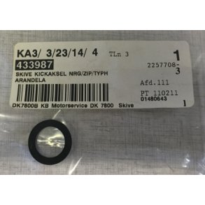 Washer for kickstart lever. 16,3x23,8x0,6	Aprilia Scarabeo 50 2T, SR 50 H2O (IE+Carb.) 04-09