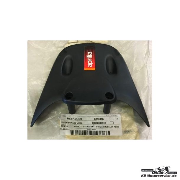 Spoiler sbk/gp, sort. 	Aprilia Sonic Air sbk/gp 1998-2007 Sort