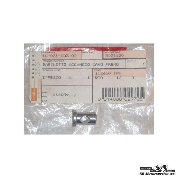 Brake cable retainer	Aprilia Sonic  98-07, Scarabeo 50 2T