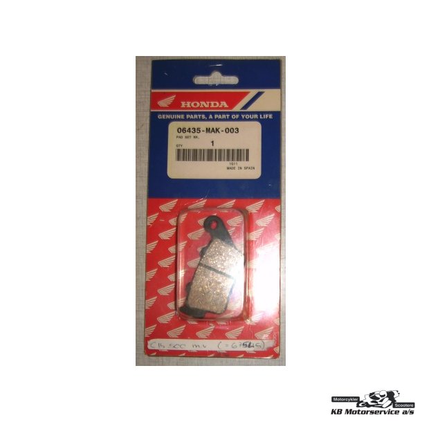 Bagbremseklodser Honda CB500/S '97 - Original