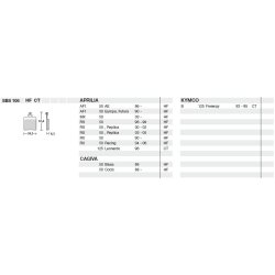 SBS 106HF Bremseklodser