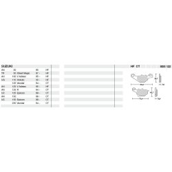 SBS 122HF Bremseklodser
