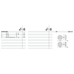 SBS 514HF Bremseklodser
