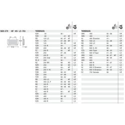 SBS 570HF Bremseklodser