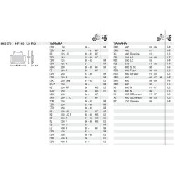 SBS 570HS Bremseklodser