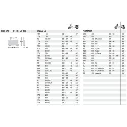 SBS 570LS Bremseklodser
