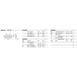 SBS 647HS Bremseklodser