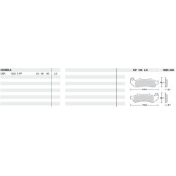 SBS 685HS Bremseklodser