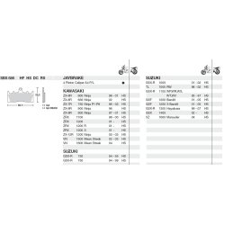 SBS 686HS Bremseklodser
