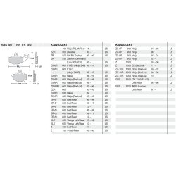 SBS 687LS Bremseklodser