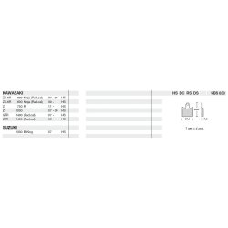 SBS 838HS Bremseklodser
