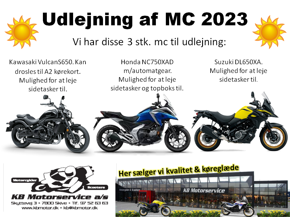 Selskab forvisning Usikker KB Motorservice i Skive. Motorcykler - MC tilbehør og udstyr. MC webshop