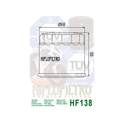 Hiflo Oliefilter HF138