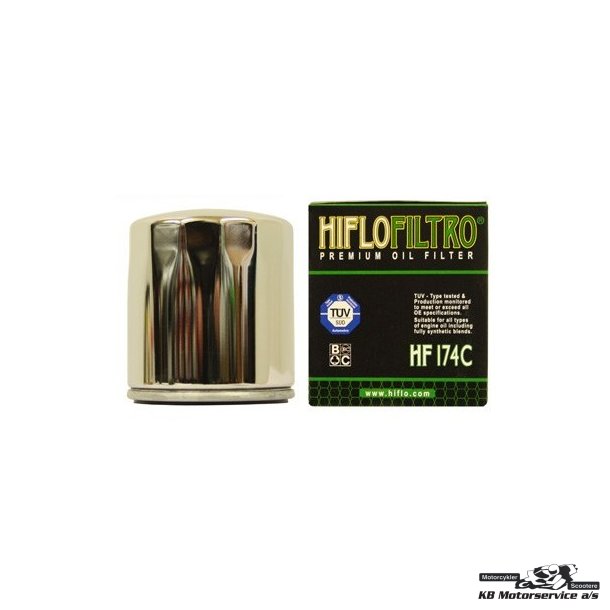 Hiflo oliefilter Chrom HF174C