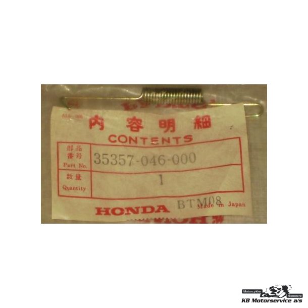 Fjeder CB400, GL1000