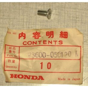 SCREW,FLAT,5X12	Honda CB450