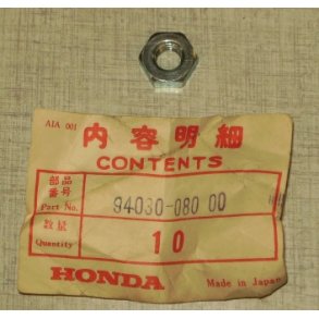 NUT,HEX.,8MM	Honda XL125