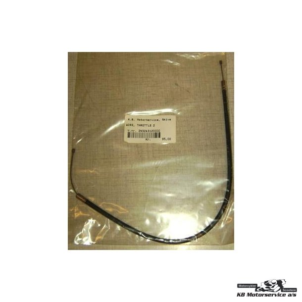 Wire, throttle 2	Yamaha YB100/DX 100