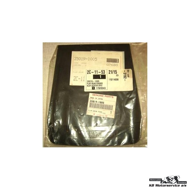 Flap,rear fender Model: zx900-a1