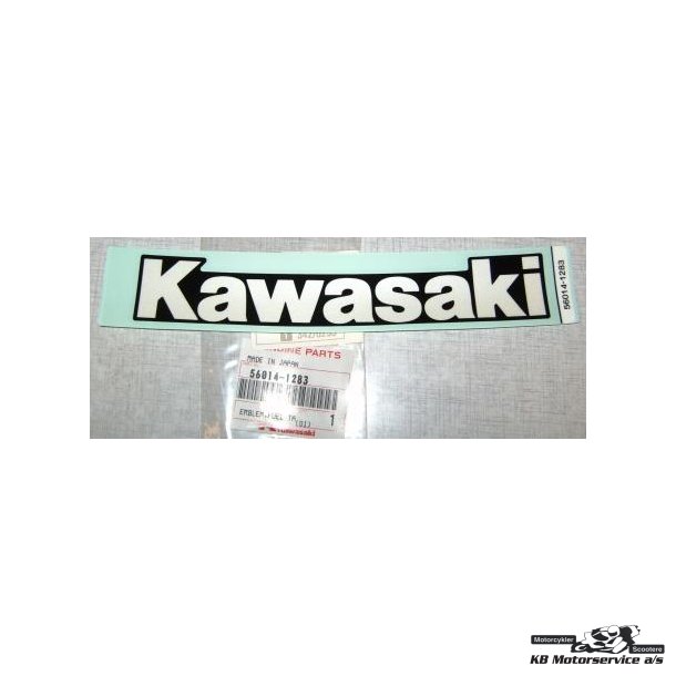 Emblem,fuel tank,kawa	Model: zx1100-d1