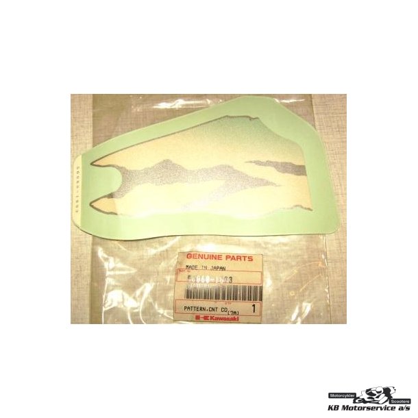 Pattern,cnt cowling,lwr,rr,rh Model: zx600e2