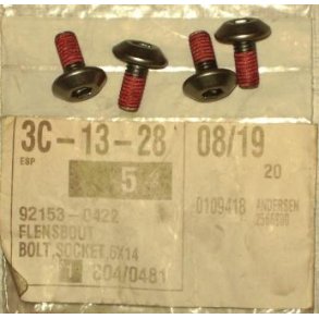 Bolt,socket,6x14 Model: zr1000-a1