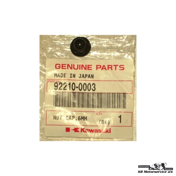 Nut,cap 6mm	Model: VN1500, ZX600 m.fl.