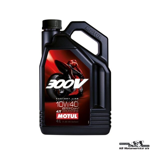 Motul 300V  10W40 Fuldsyntetisk Motorolie 4L