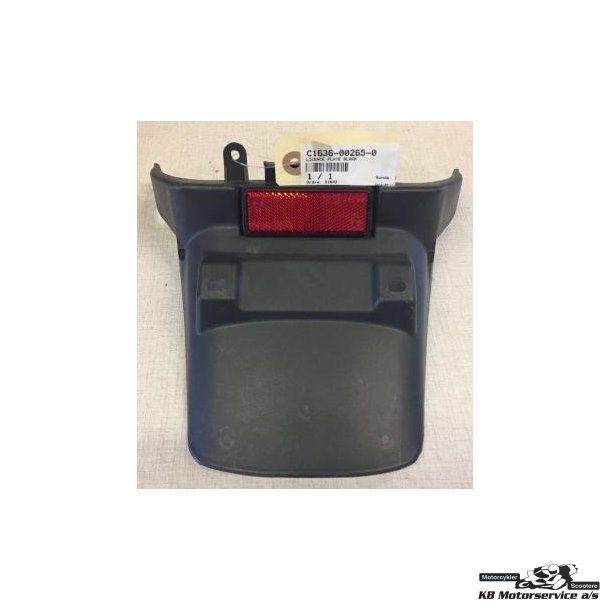 Licence plate black	PGO Dr. Big, T-rex 50, 110, 150