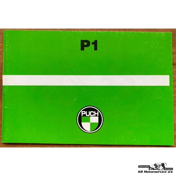 Original Instruktionsbog Puch Maxi P1. P dansk.