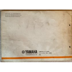  Yamaha DT125, 1983 (26F),  Reservedelsbog