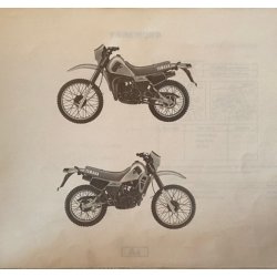  Yamaha DT125, 1983 (26F),  Reservedelsbog