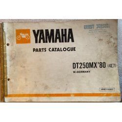 Yamaha DT250MX 1980 (4E7) Reservedelsbog