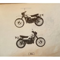 Yamaha DT250MX 1980 (4E7) Reservedelsbog
