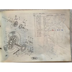 Yamaha DT250MX 1980 (4E7) Reservedelsbog