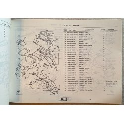 Yamaha FZR1000 1987 (2GH)  EUROPE  FZR1000'87 (2LA)  SWEDEN Reservedelsbog