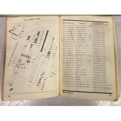 Yamaha RD250 RD400 1977 Reservedelsbog