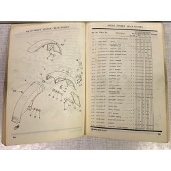 Yamaha RD250 RD400 1976 Reservedelsbog