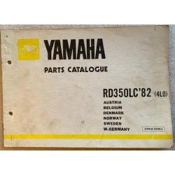 Yamaha RD350LC 1982 (4L0) Reservedelsbog