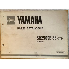 Yamaha SR250SE 1983 (3Y8) Reservedelsbog
