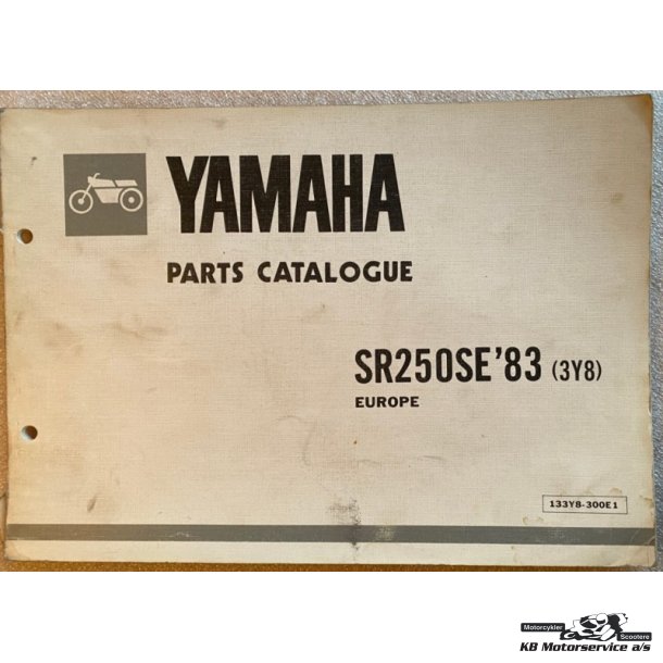 Yamaha SR250SE 1983 (3Y8) Reservedelsbog