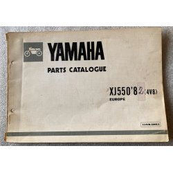 Yamaha XJ550 1981/1982 (4V8) Reservedelsbog
