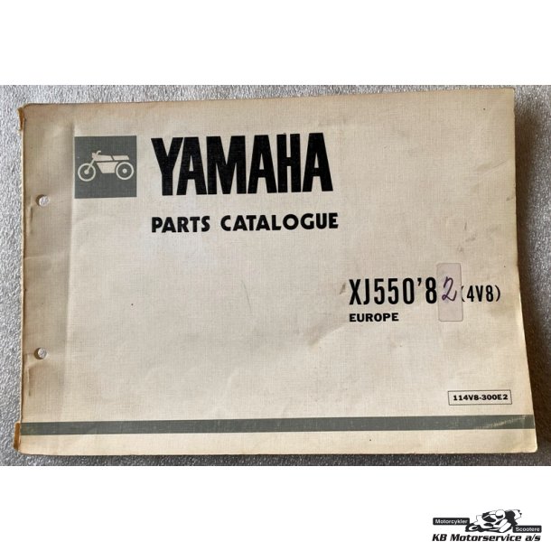 Yamaha XJ550 1981/1982 (4V8) Reservedelsbog