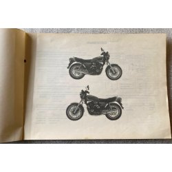 Yamaha XJ550 1981/1982 (4V8) Reservedelsbog